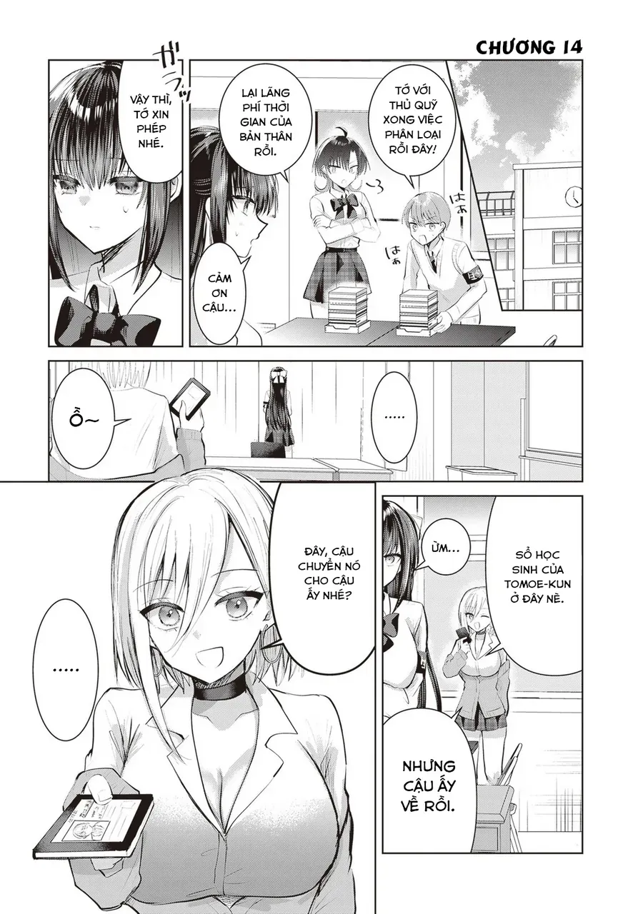 Kotowarenai Kaichou Wa Tomoe-Kun Ni Dake Shite Agetai - Chương 14 - Trang 2