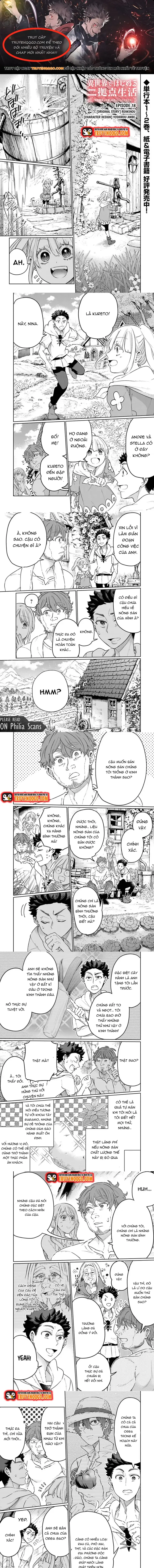 Isekai De Hajimeru Ni Kyoten Seikatsu ~Kuukan Mahou De Outo To Inaka Wo Ittari Kitari~ - Chương 18 - Trang 1