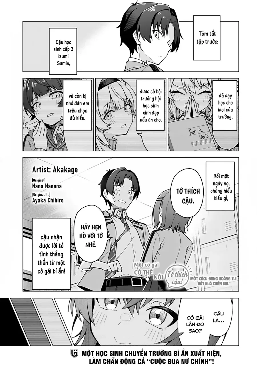 Một Cô Gái Có Thể Nói - Chương 2 - Trang 2