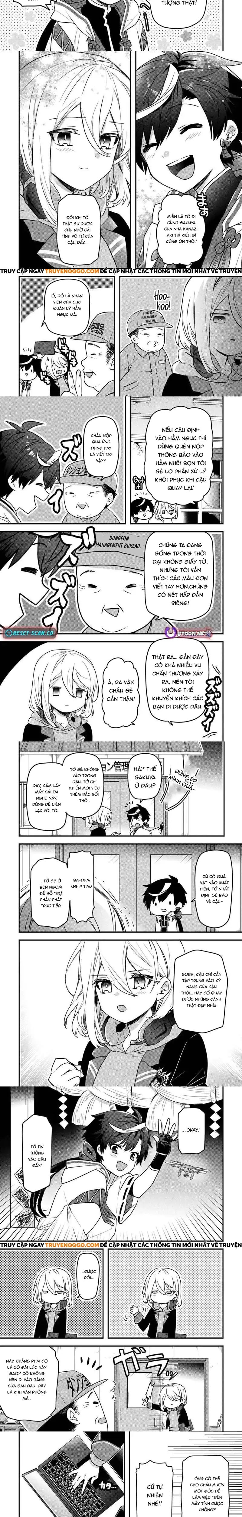 Dungeon Haishinsha O Sukutte Dai Bazurishita Tenshou Onmyoushi, Ukkari Choukyuu Jubutsu O Haishin Shitara Densetsu Ni Natta - Chương 4 - Trang 4