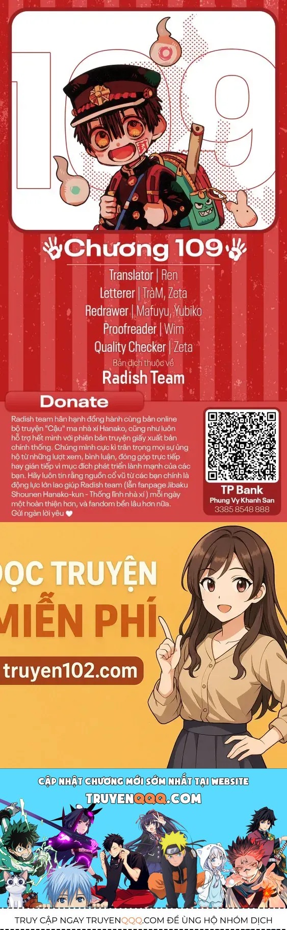 Hanako-Kun Nhà Xí - Chương 109 - Trang 22