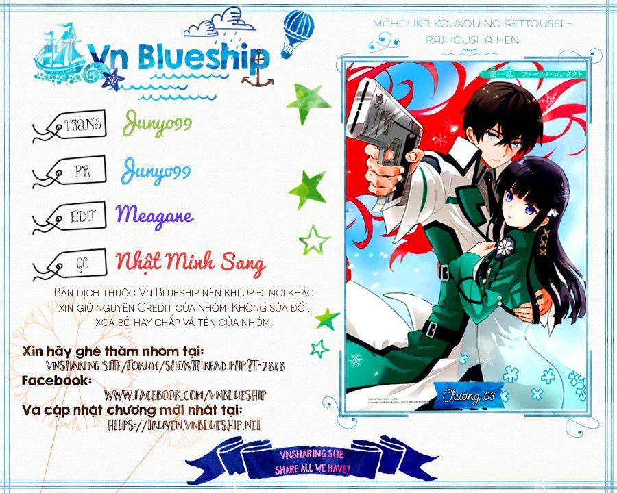 Mahouka Koukou No Rettousei – Raihousha Hen - Chương 3 - Trang 1