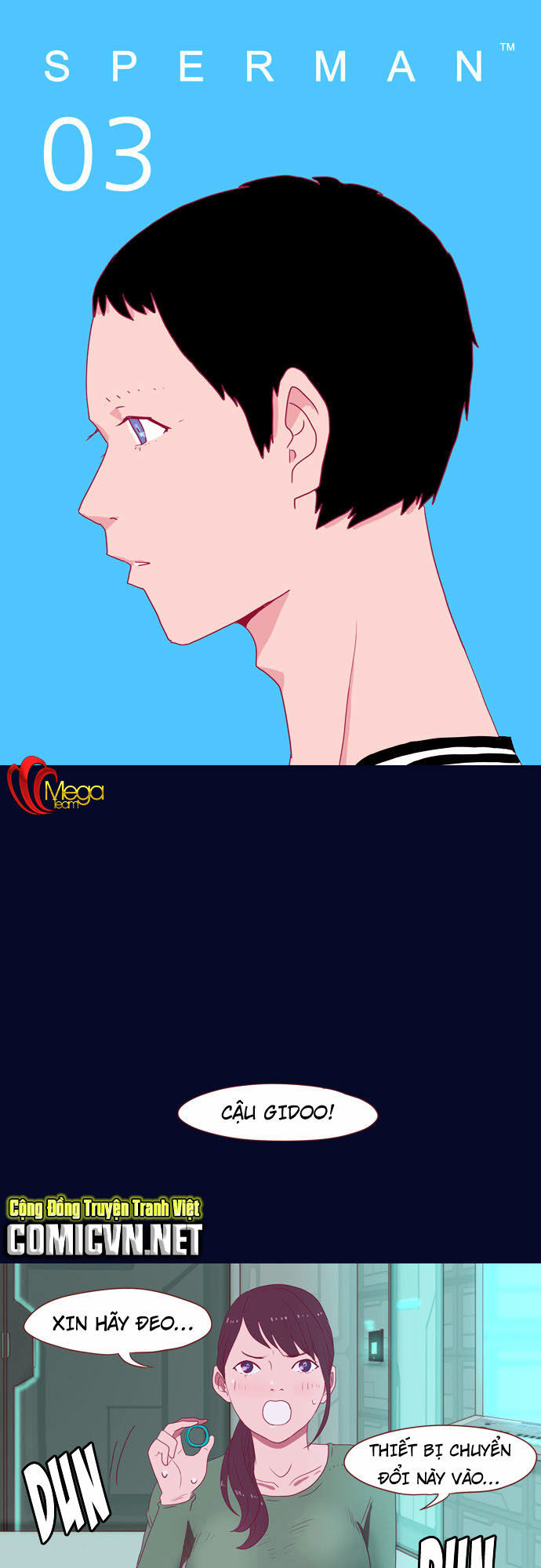 Sperman - Siêu Nhân Tinh Trùng - Chương 3 - Trang 1