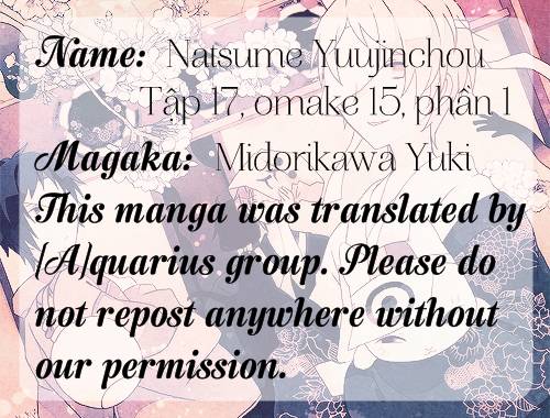 Hữu Nhân Sổ - Chương 70.1 - Trang 1