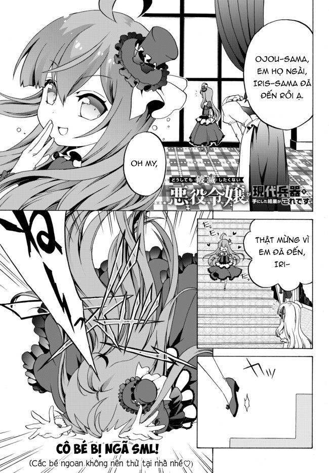 The Villainess Will Crush Her Destruction End Through Modern Firepower - Chương 1 - Trang 1