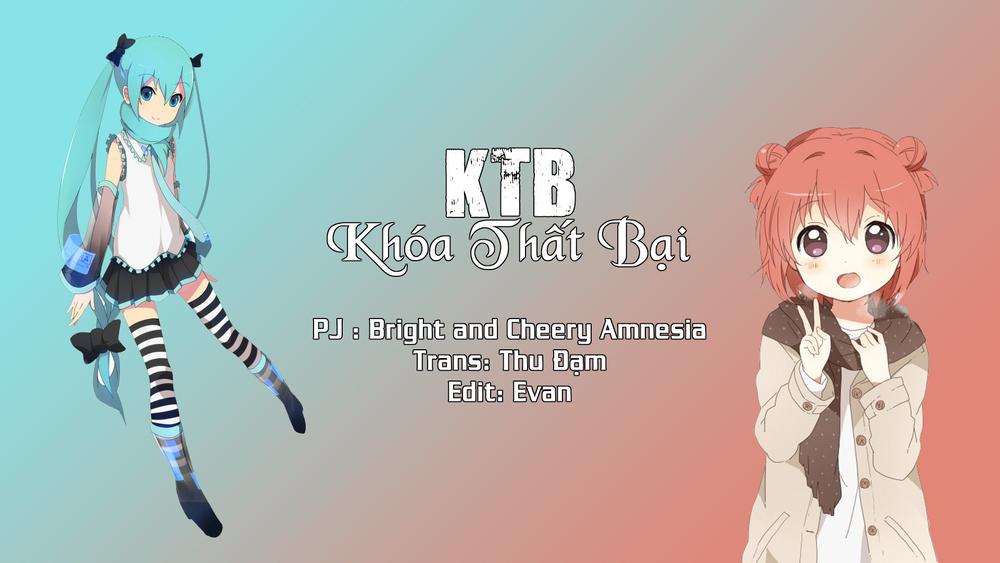 Bright And Cheery Amnesia - Chương 12 - Trang 1