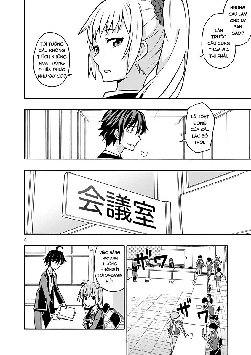 Yahari Ore No Seishun Rabukome Wa Machigatte Iru. @ Comic - Chương 47 - Trang 8