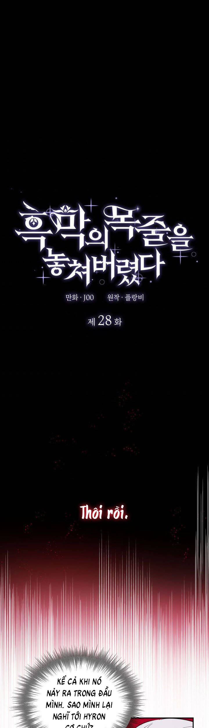 Tôi Đánh Mất Dây Xích Kiềm Chế Nam Chính Hắc Ám - Chương 28.1 - Trang 1