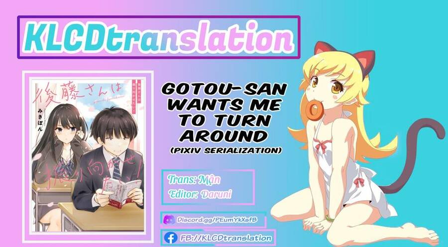 Gotou-San Wa Furimukasetai! - Chương 9 - Trang 1