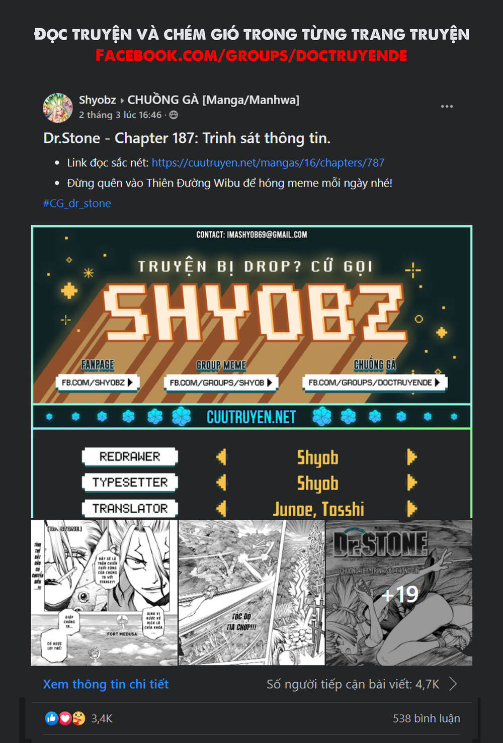 Dr.stone - Chương 185 - Trang 2