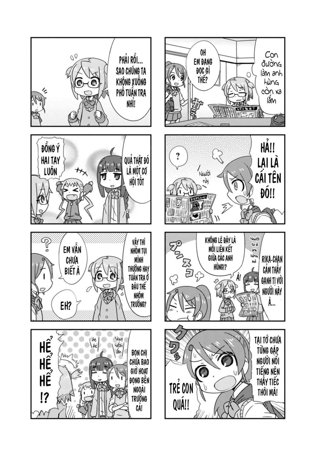 Cuộc Sống Hằng Ngày Của Nhóm Nữ Siêu Hùng Trung Học - Chương 3.1 - Trang 3