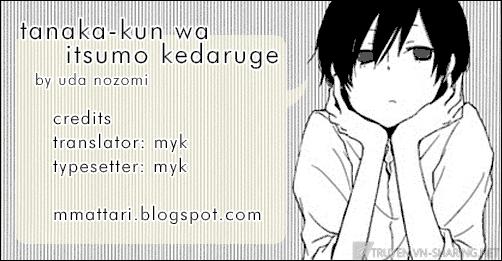 Tanaka-Kun Wa Itsumo Kedaruge - Chương 2 - Trang 21