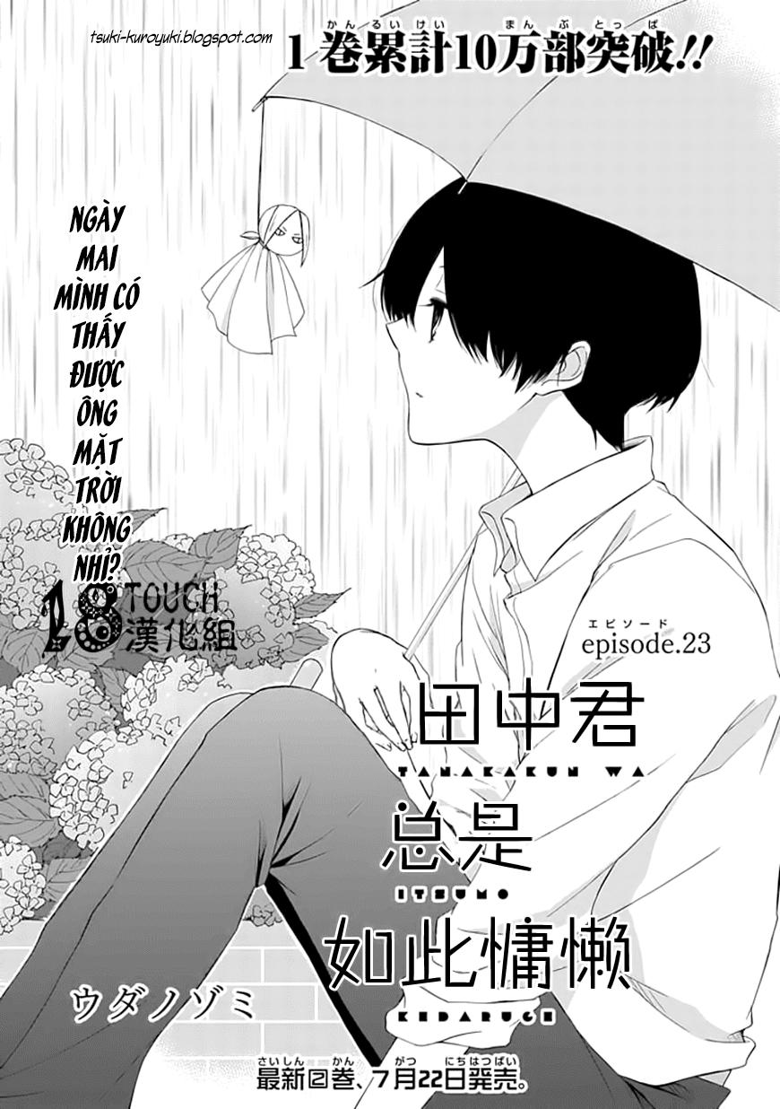 Tanaka-Kun Wa Itsumo Kedaruge - Chương 23 - Trang 1