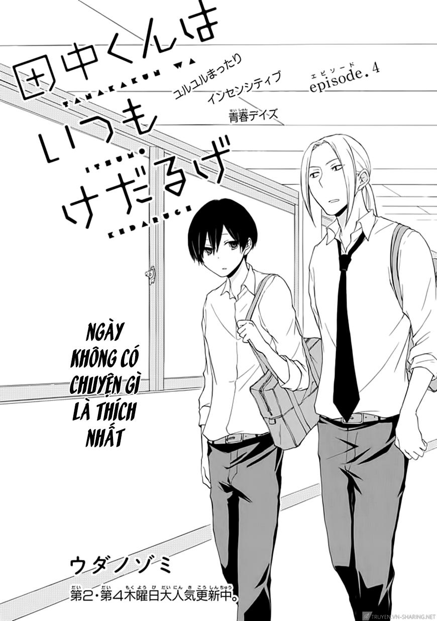 Tanaka-Kun Wa Itsumo Kedaruge - Chương 4 - Trang 5