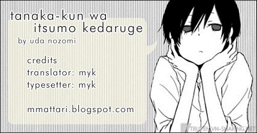 Tanaka-Kun Wa Itsumo Kedaruge - Chương 8 - Trang 20