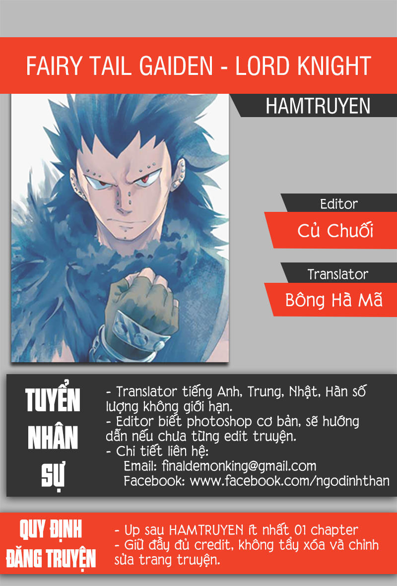 Fairy Tail Gaiden - Lord Knight - Chương 4 - Trang 1