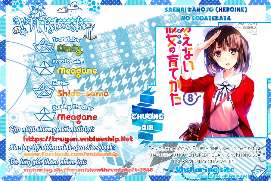 Saenai Kanojo No Sodatekata - Chương 18 - Trang 1