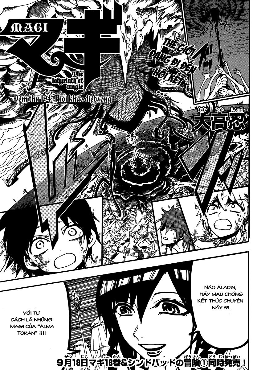 Magi: Bậc Thầy Pháp Thuật - Chương 194 - Trang 3