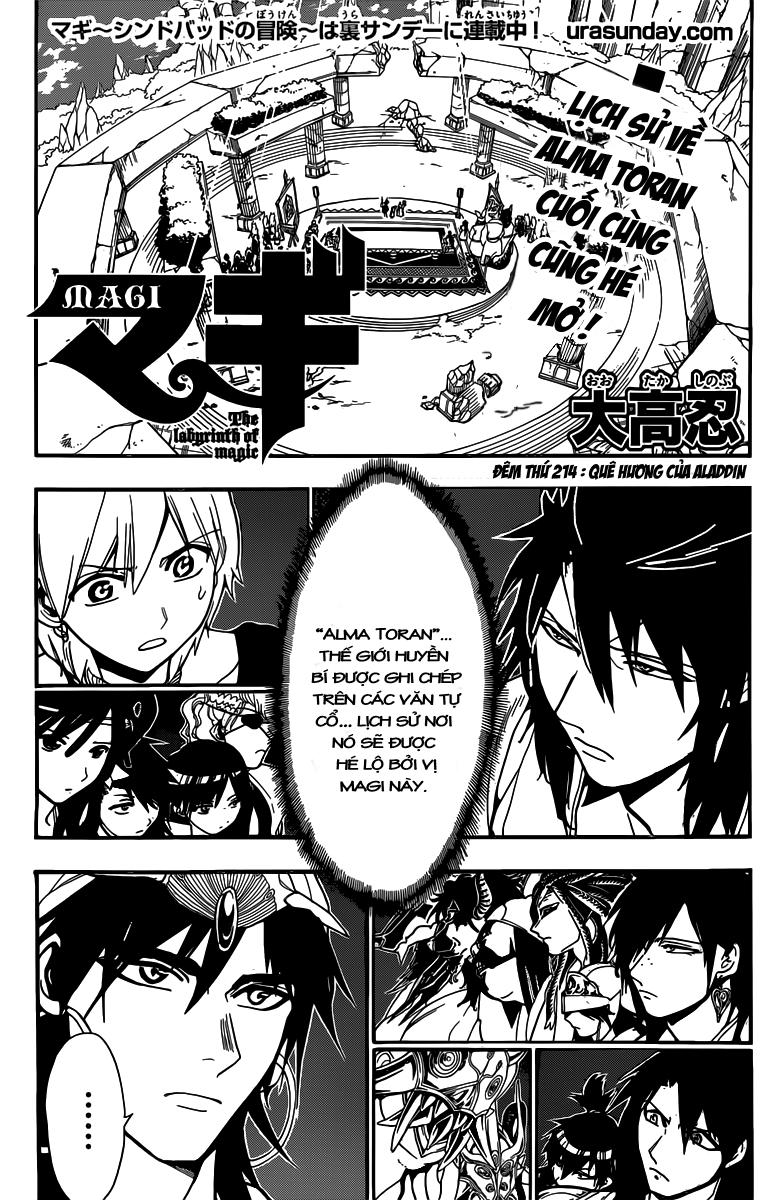 Magi: Bậc Thầy Pháp Thuật - Chương 214 - Trang 2