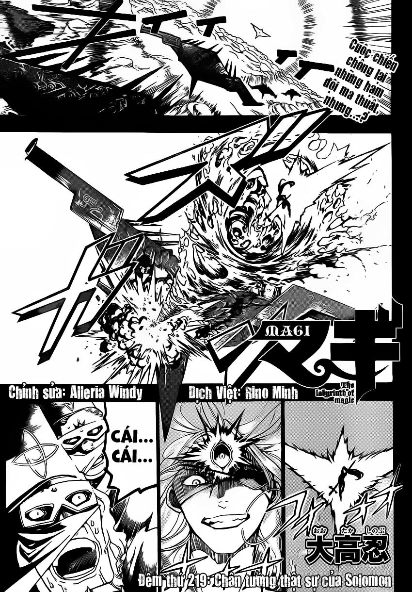 Magi: Bậc Thầy Pháp Thuật - Chương 219 - Trang 5