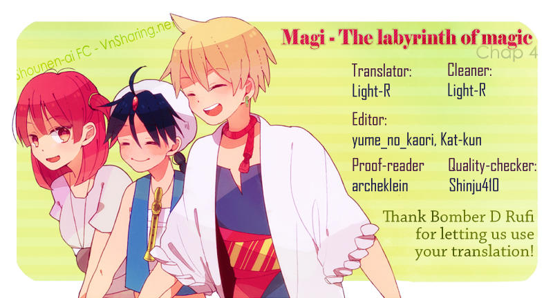 Magi: Bậc Thầy Pháp Thuật - Chương 4 - Trang 1