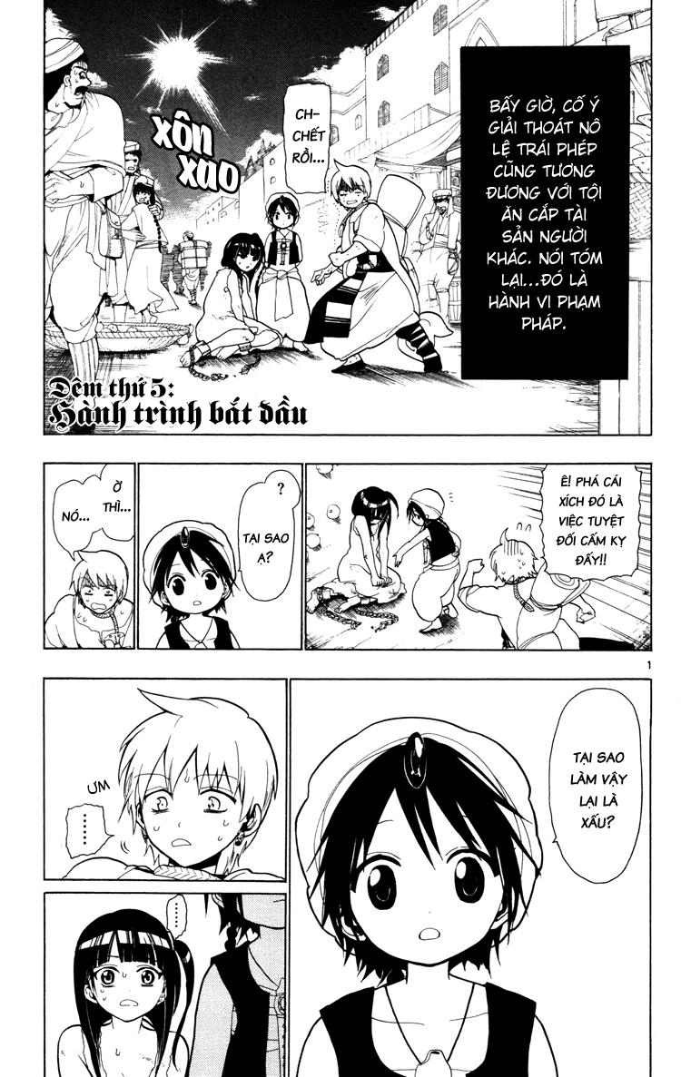 Magi: Bậc Thầy Pháp Thuật - Chương 5 - Trang 1