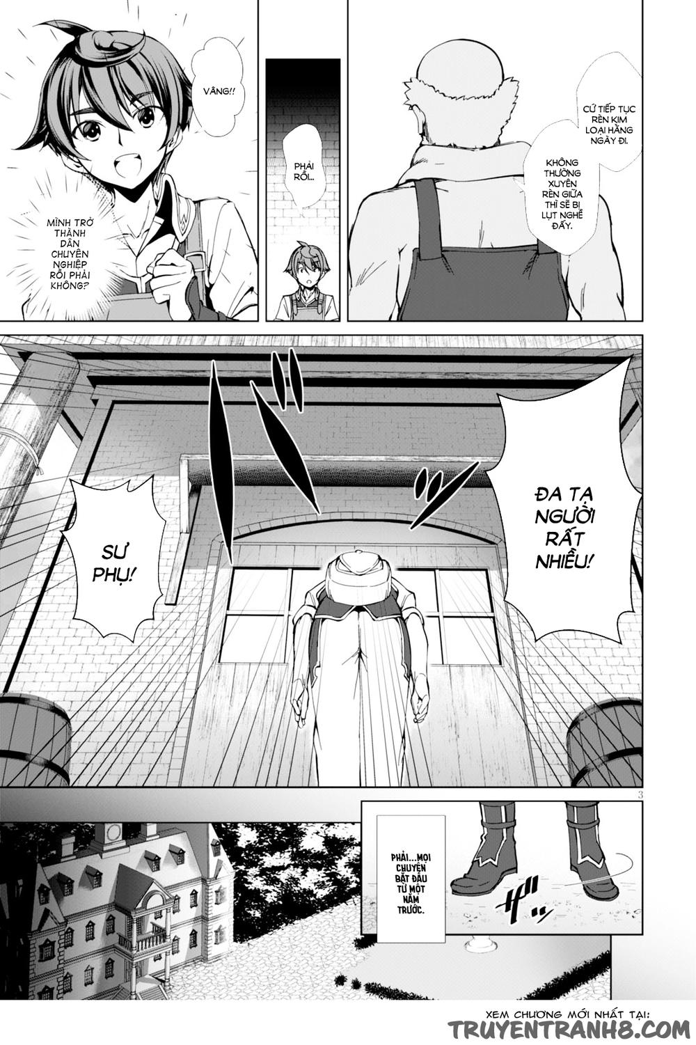 Botsuraku Youtei Nanode, Kajishokunin Wo Mezasu - Chương 1 - Trang 8