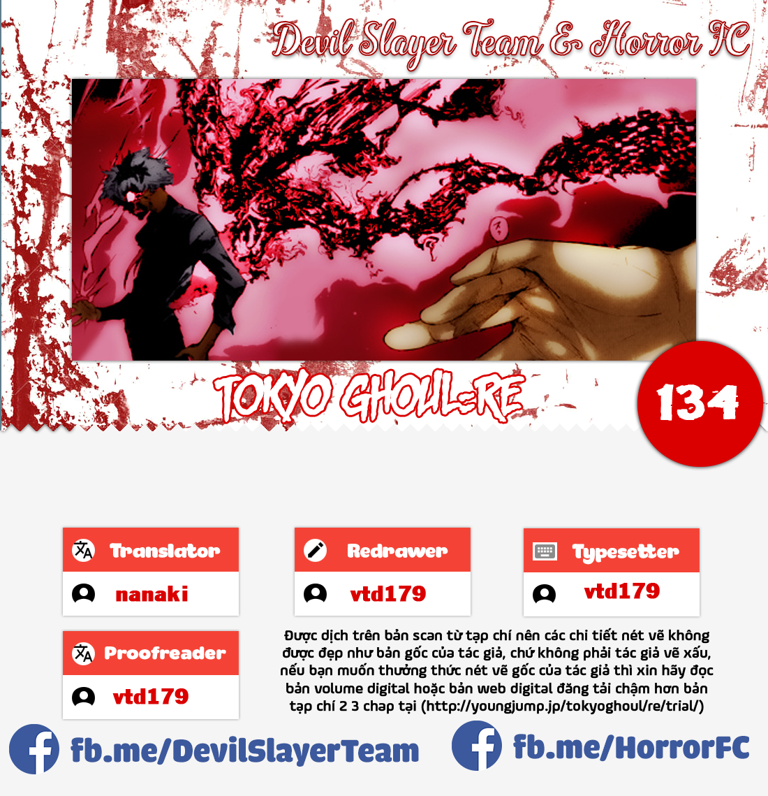 Tokyo Ghoul:re - Chương 134 - Trang 1
