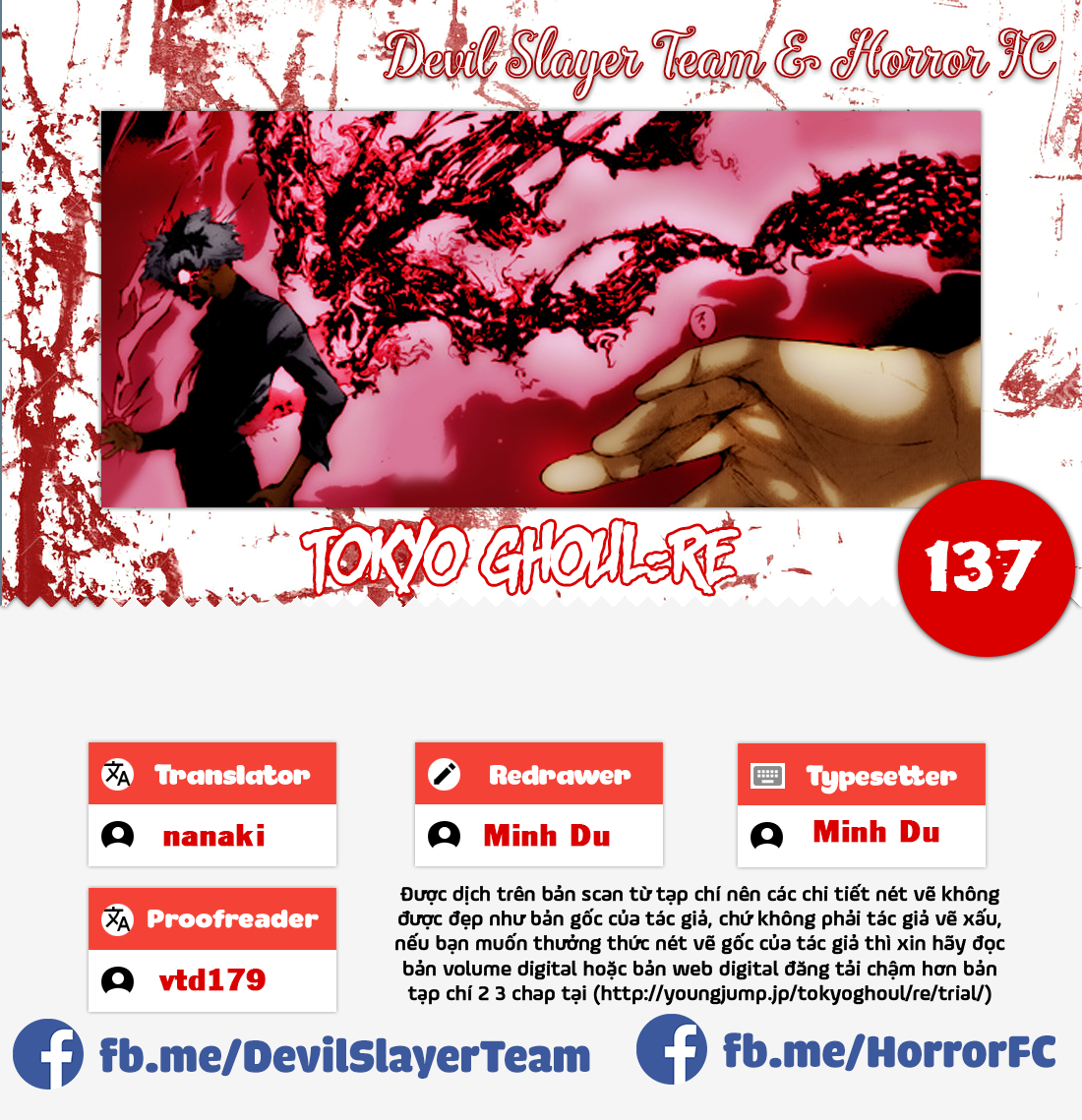 Tokyo Ghoul:re - Chương 137 - Trang 1