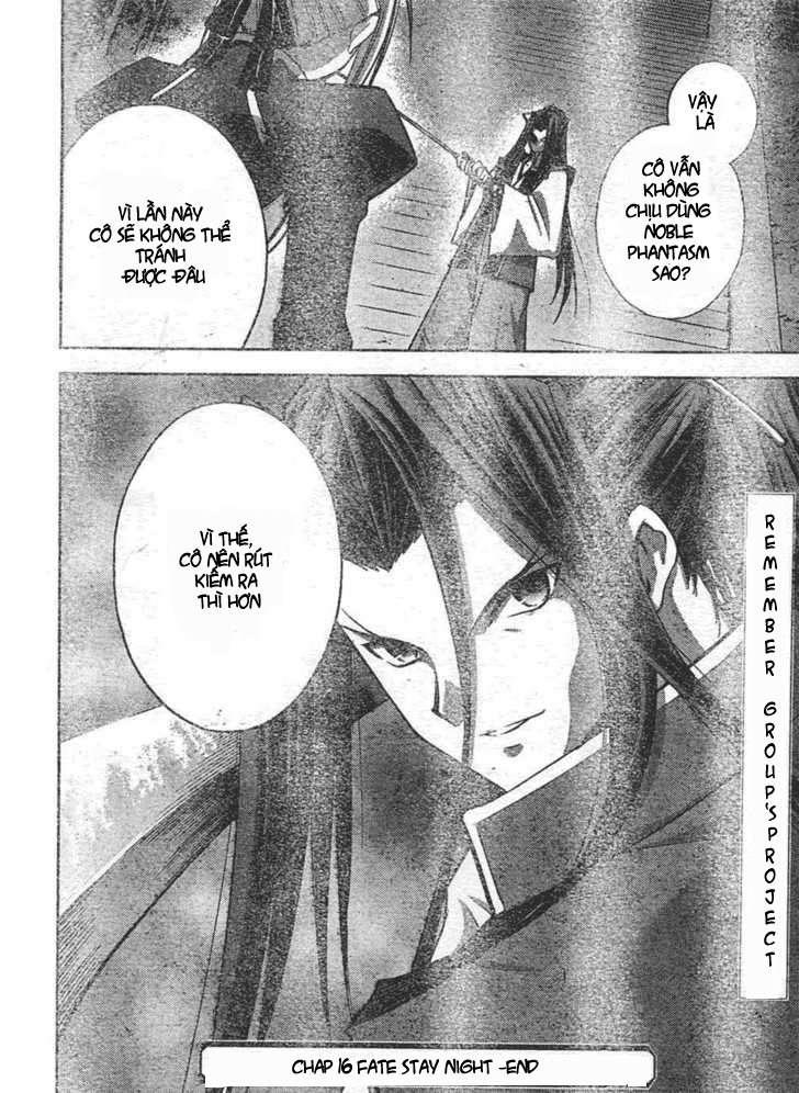 Fate Stay Night - Chương 16 - Trang 1