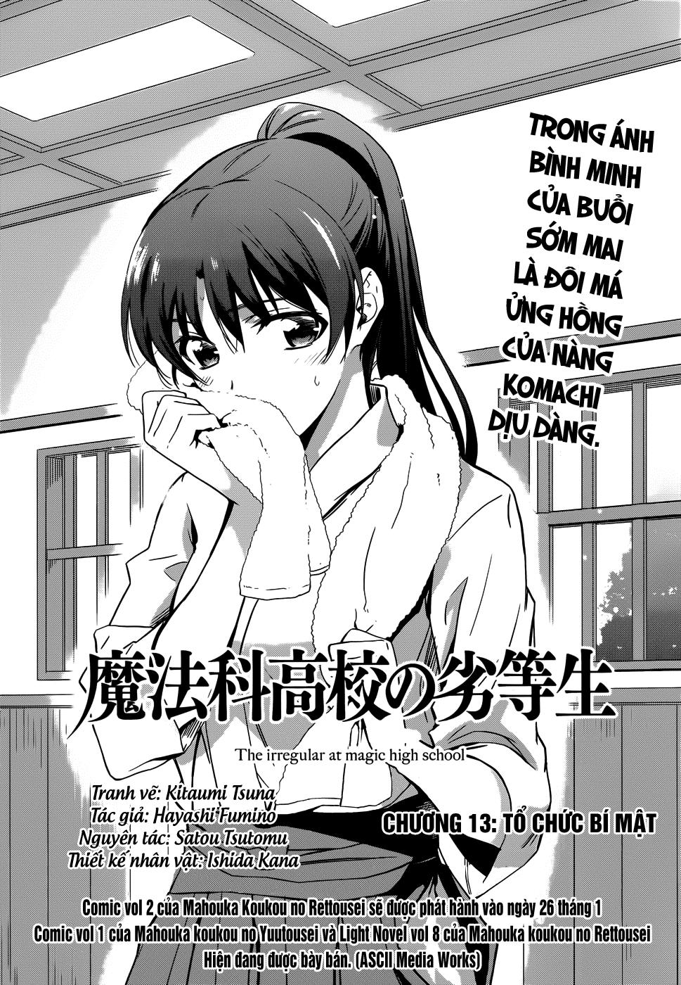 Mahouka Koukou No Rettousei - Nyuugaku Hen - Chương 13 - Trang 2
