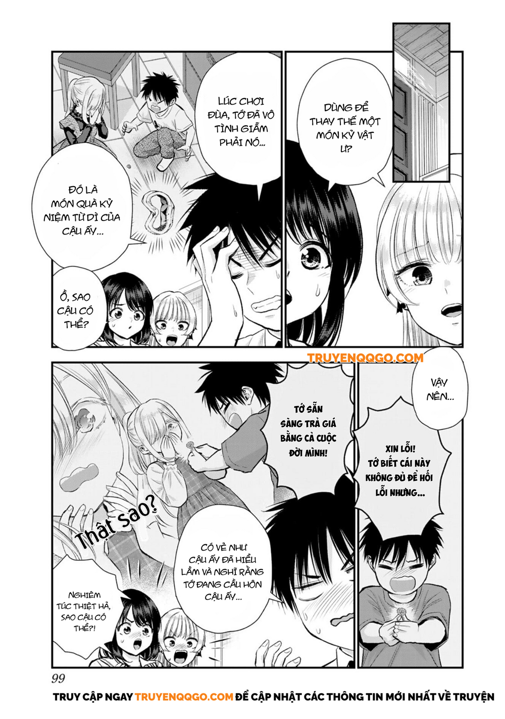 Làm Gì Có Chuyện Tình Hài Hước Giữa Bạn Thuở Nhỏ Được! - Chương 101 - Trang 4