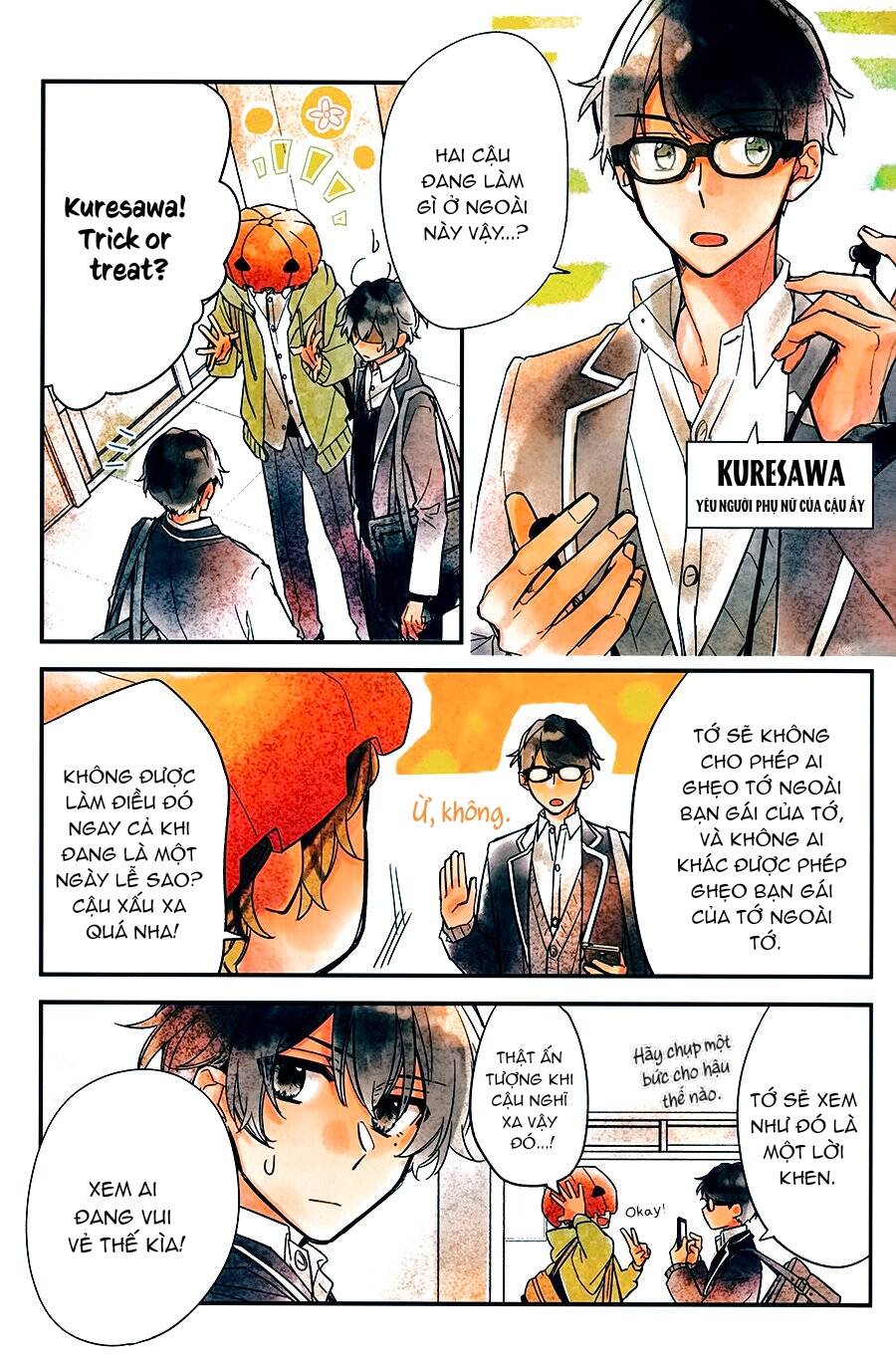 [Sasamiya] Câu Chuyện Nho Nhỏ Về Halloween - Chương 1 - Trang 5