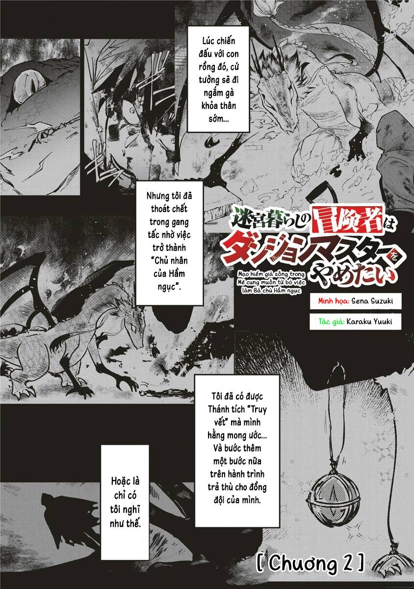 Mạo Hiểm Giả Sống Trong Mê Cung Muốn Từ Bỏ Việc Làm Bá Chủ Hầm Ngục - Chương 2.1 - Trang 4