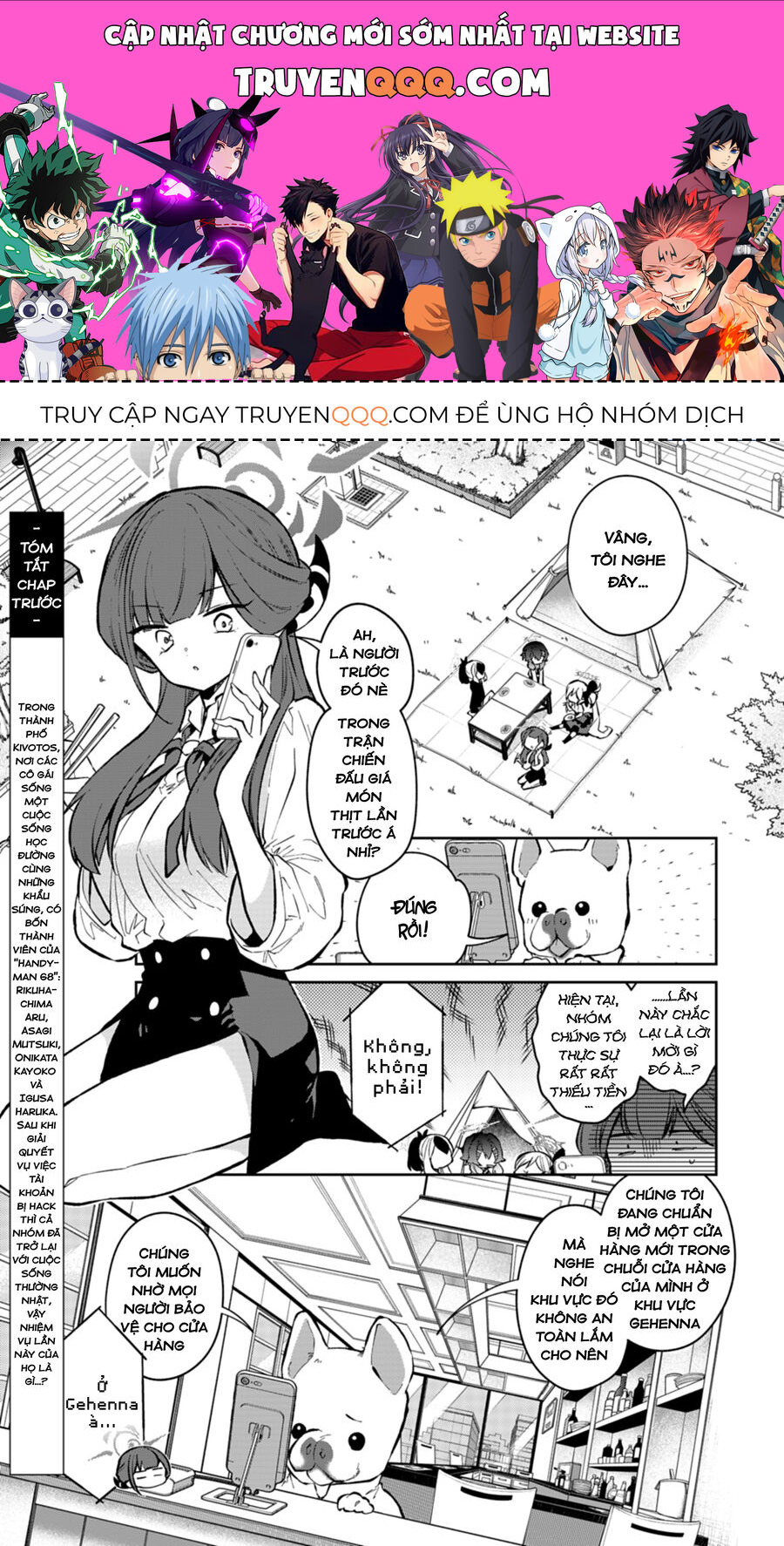 Blue Archive: Nhật Kí Nghiệp Vụ Của Handyman 68 - Chương 24 - Trang 1