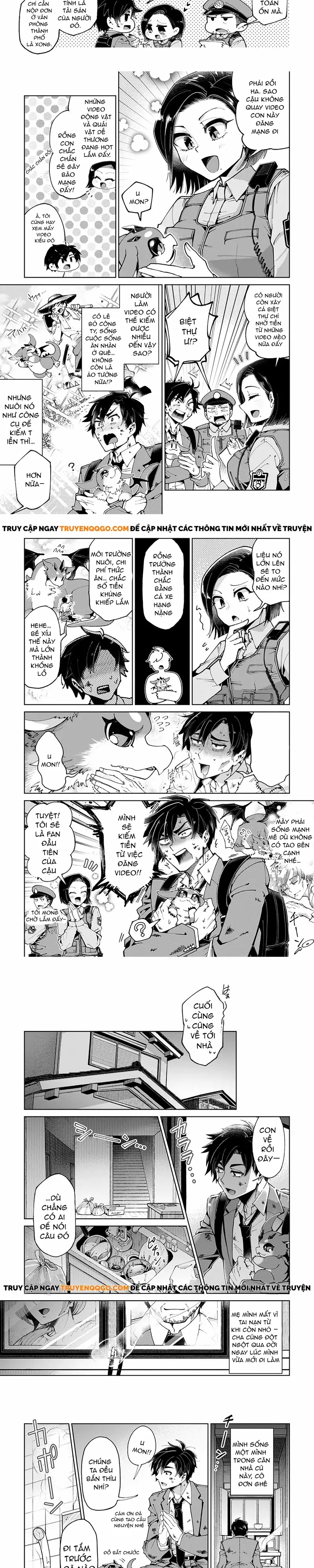 Shachiku No Ore, Dragon Ni Idakaretanode Pet Haishin Wo Hajimemasu Chibi Ko Dragon To Monster Bokujo Life - Chương 1 - Trang 5