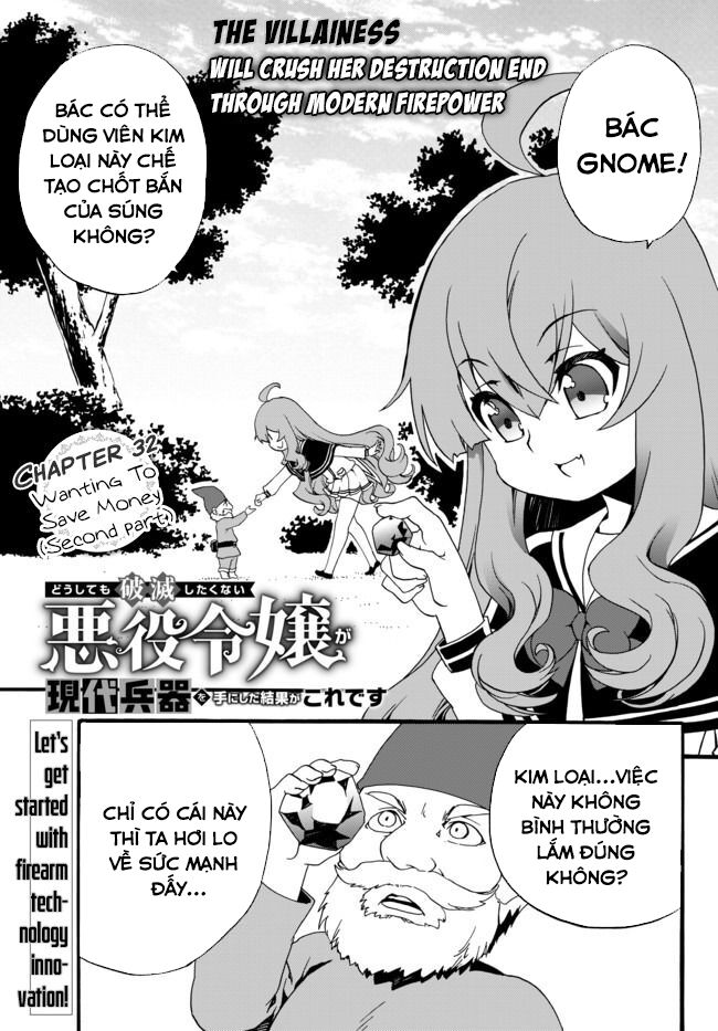 The Villainess Will Crush Her Destruction End Through Modern Firepower - Chương 32 - Trang 1