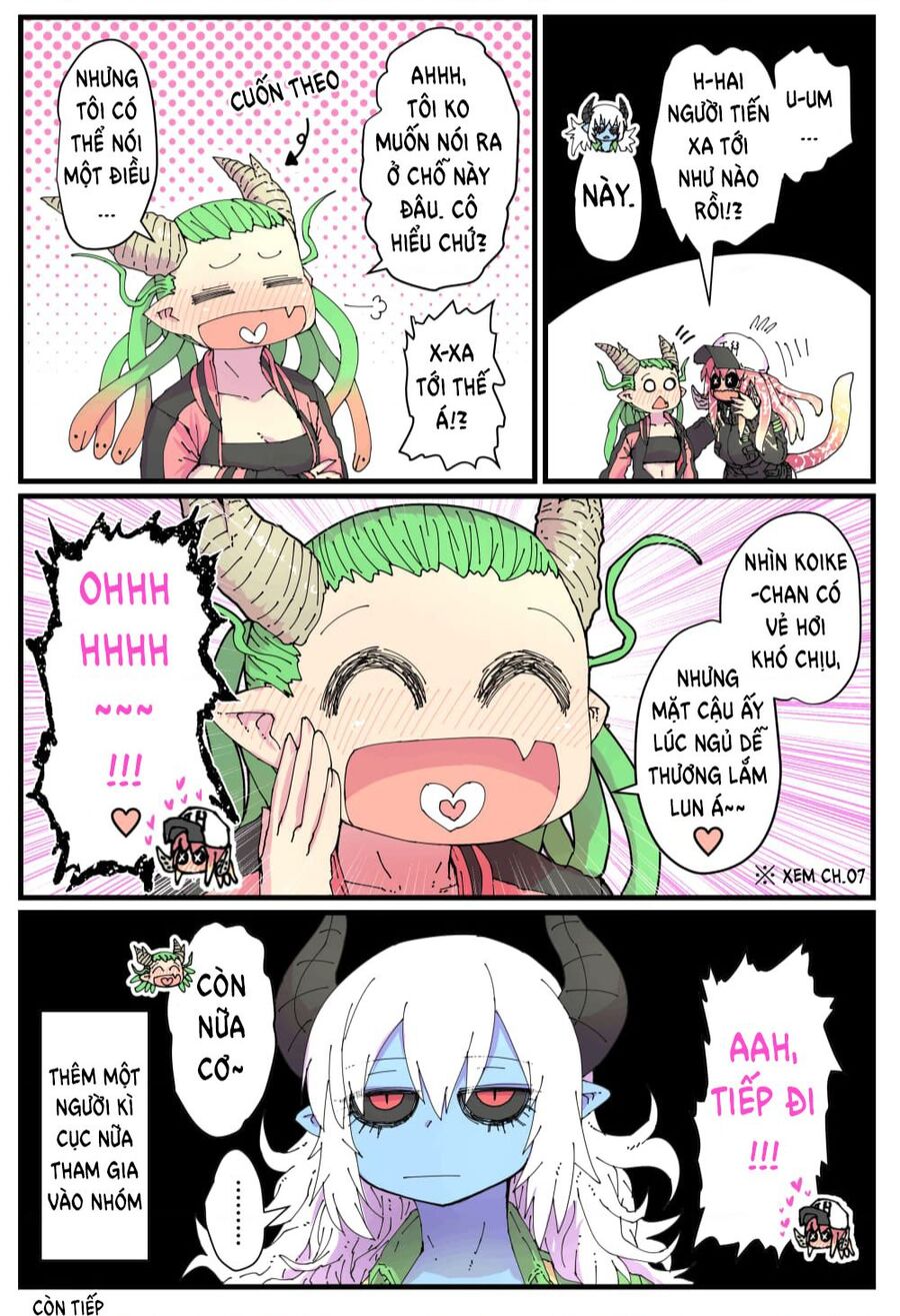Cô Nàng Nhân Viên Da Xanh Ở Cửa Hàng Tiện Lợi Và Bạn Của Cô Ấy - Chương 11 - Trang 3