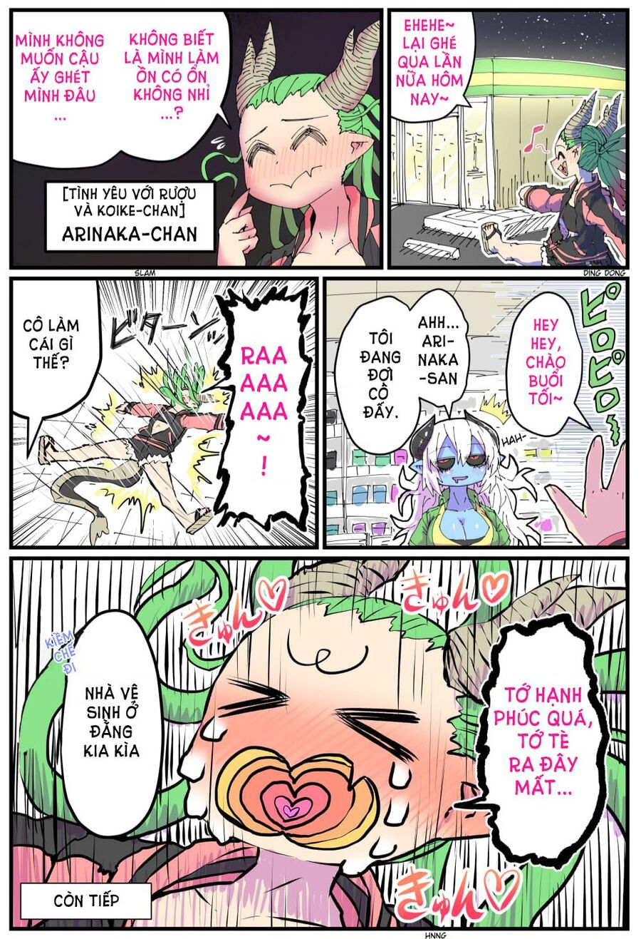 Cô Nàng Nhân Viên Da Xanh Ở Cửa Hàng Tiện Lợi Và Bạn Của Cô Ấy - Chương 2 - Trang 2