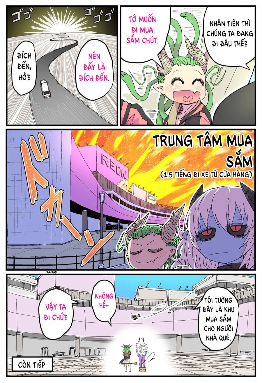 Cô Nàng Nhân Viên Da Xanh Ở Cửa Hàng Tiện Lợi Và Bạn Của Cô Ấy - Chương 6 - Trang 2